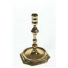 Image 7 : THREE BRASS CANDLESTICKS.