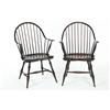 Image 1 : PAIR OF CONTINUOUS ARM WINDSOR-STYLE CHAIRS.