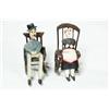 Image 1 : PAIR OF FOLK ART FIGURES.