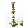 Image 4 : PAIR OF CANDLESTICKS AND HISTORIC BLUE STAFFORDSHIRE SUGAR AND TEAPOT.