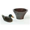 Image 1 : BOWL AND DECOY.