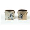 Image 1 : TWO STONEWARE CROCKS.