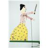 Image 3 : FOLK ART WHIRLIGIG BY JOE MCFALL (AMERICAN, 20TH CENTURY).