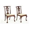 Image 1 : PAIR OF GEORGE III SIDE CHAIRS.