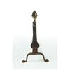 Image 2 : PAIR OF WROUGHT IRON KNIFE BLADE ANDIRONS.