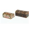 Image 1 : TWO DOME-TOP BOXES.