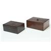 Image 1 : TWO GRAIN DECORATED BOXES.