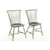 Image 1 : PAIR OF BAMBOO WINDSOR SIDE CHAIRS.