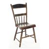 Image 2 : SET OF SIX DECORATED SIDE CHAIRS.