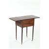 Image 4 : SHERATON DROP-LEAF WORK TABLE.