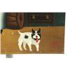 Image 2 : FOLKSY PORTRAIT OF A SAILOR BOY AND HIS DOG.