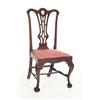 Image 1 : SET FOUR OF CHIPPENDALE SIDE CHAIRS.