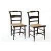 Image 1 : PAIR OF DECORATED SIDE CHAIRS.