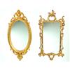 Image 1 : TWO GILT FRAMED MIRRORS.