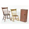 Image 1 : TWO CHAIRS AND A CUPBOARD.