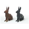 Image 1 : TWO CAST IRON DOORSTOPS.