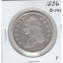 1836 BUST HALF OVERTON 101 VARIETY
