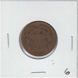 1864 2 CENT PIECE