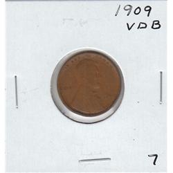 1909 VDB WHEAT CENT