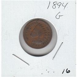 1894 EARLY INDIAN HEAD CENT