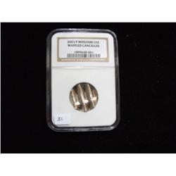 2003 MISSOURI WAFFLED NGC QUARTER