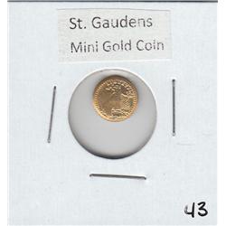 ST GAUDENS MINI GOLD COIN