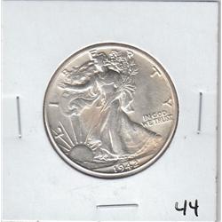 1942 SILVER WALKING LIBERTY HIGH GRADE