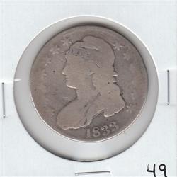 BUST HALF 1833 50c