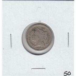 3 CENT PIECE1867
