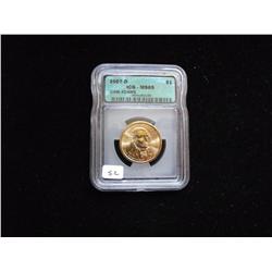 2007 D ICG MS 65 ADAMS $1