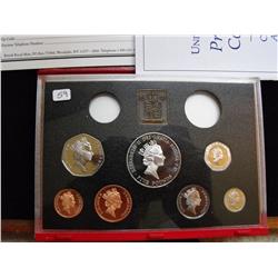 1996 UNITED KINGDOM PROOF SET W/ BOX AND PAPERS