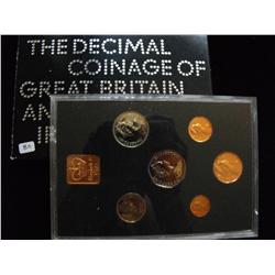 DECIMAL COINS GREAT BRITAIN IRELAND 1971