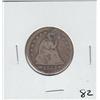 Image 1 : SEATED QUARTER1853 PLUGGED