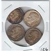 Image 1 : 4 SILVER DIMES 90%