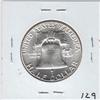Image 2 : 1963 FRANKLIN SILVER HALF UNCIRCULATED MS 63 LUSTER