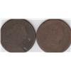 Image 1 : 2 DRAPED BUST LARGE CENTS 1796-1807