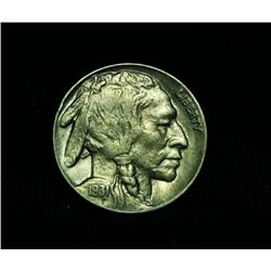 1931-s Buffalo Nickel 5c Grades Almost Uncirculated au50