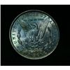 Image 2 : Beautiful Rainbow Toned 1887-p Morgan Dollar Grades Choice Uncirculated ms64