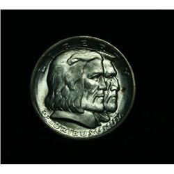 1936 Long Island Tercentenary Commemorative Half Dollar Grades Gem Uncirculated ms65