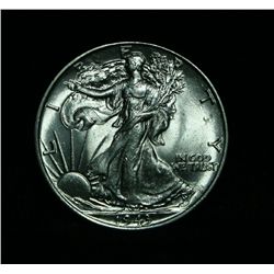 1943-p Walking Liberty Half Dollar 50c Grades choice Uncirculated ms64++ PQ