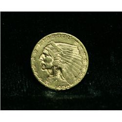 1925-d $2 1/2 Gold Indian Grades Select Uncirculated ms63