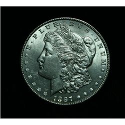1897-p Morgan Dollar Grades Choice Uncirculated ms64  TOP 100  VAM 6A