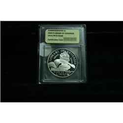 2000-p Library of Congress Proof Dollar Commemorative Graded PR70 DCAM