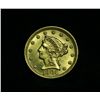Image 1 : 1901-p $2 1/2 Coronet Head Gold Liberty Grades Select Uncirculated ms63