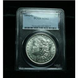 PCGS 1892-o Morgan Dollar graded ms62