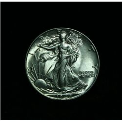 1940-p Walking Liberty Half Dollar 50c Grades Choice Uncirculated ms64