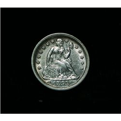 1853-p with Arrows Seated Liberty 10c grades Select Uncirculated ms63