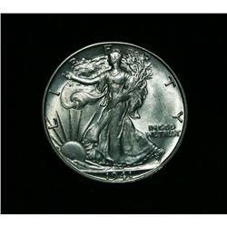 1941-d Walking Liberty Half Dollar 50c Grades choice Uncirculated ms64
