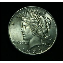 1935-p Peace Dollar Grades choice uncirculated ms64+  PQ