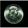 Image 1 : 1950-p Franklin Half Dollar 50c Grades Gem Uncirculated ms64 FBL